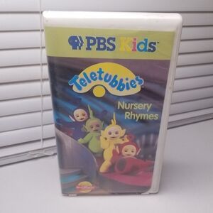 PBS Kids Teletubbies Nursery Rhymes  VHS Movie Cassette Great Used Condition